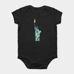 STATUE OF LIBERTY GUN RIGHTS Baby Bodysuit